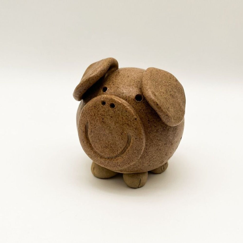 Art Pottery Pig Figurine